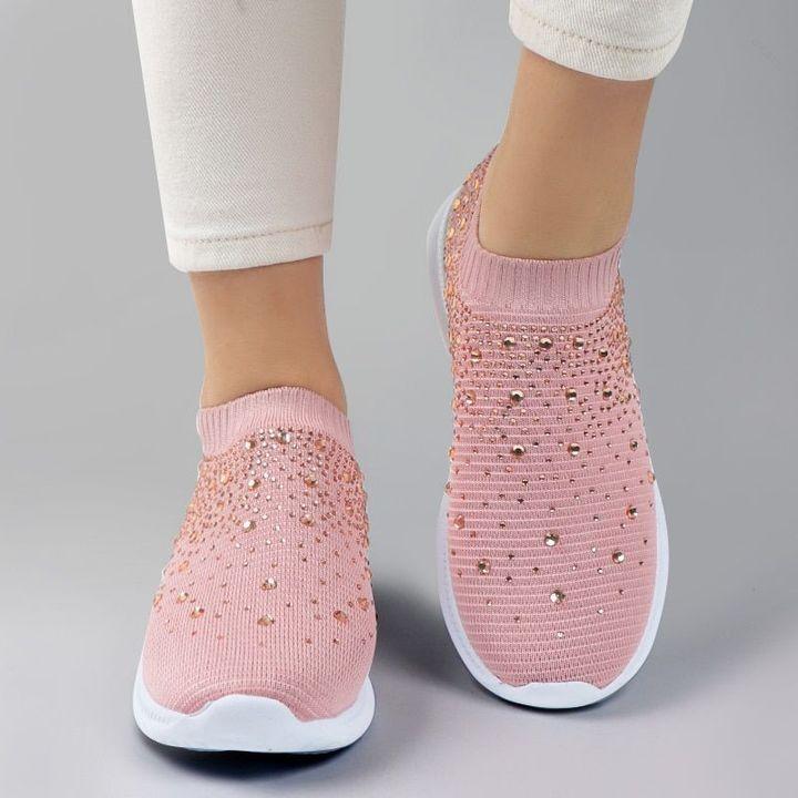 Zenobia | Lekkie sneakersy z elastyczną cholewką