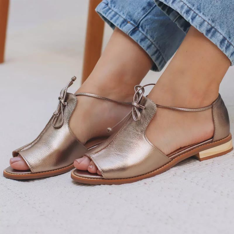 Zofia | LILLIANA – LEATHER SANDALS WITH STRAP
