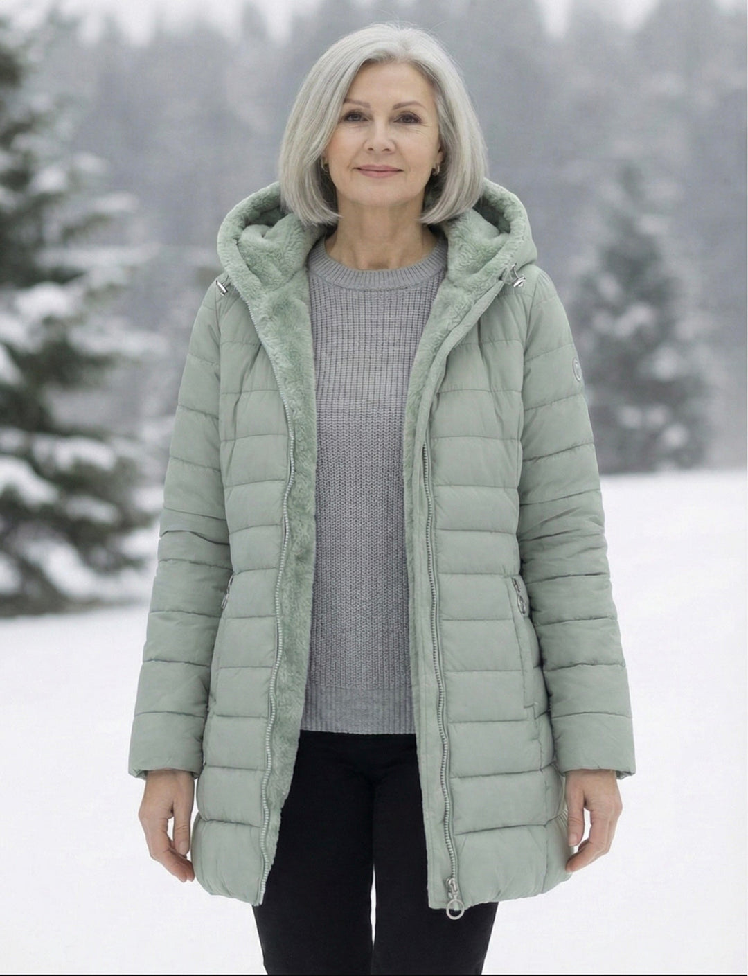 NATALIA | Miękkie skarpety domowe z antypoślizgiem