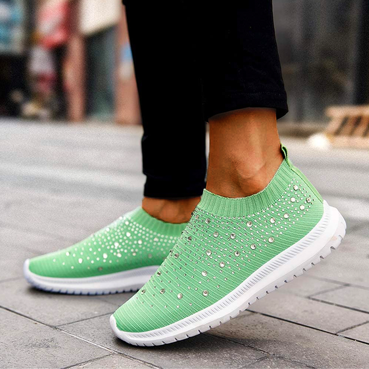 Zenobia | Lekkie sneakersy z elastyczną cholewką