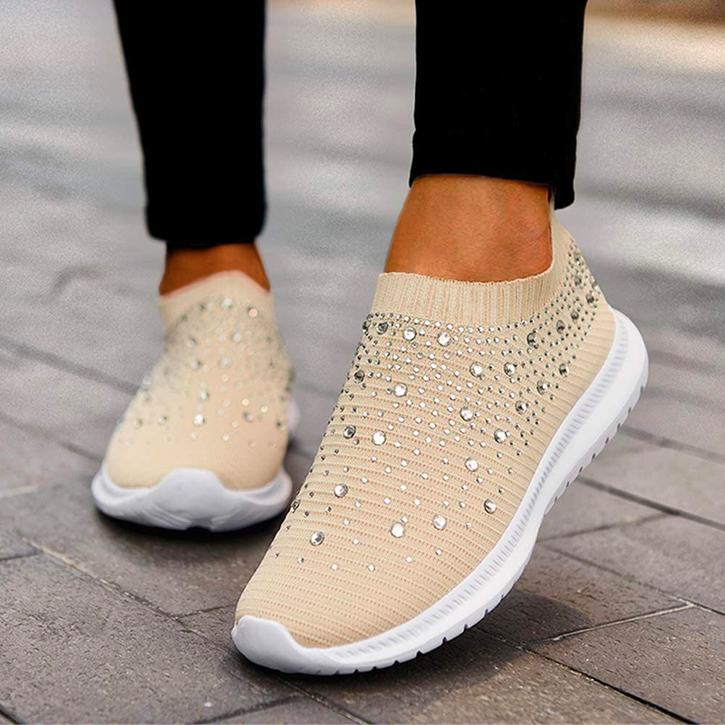Zenobia | Lekkie sneakersy z elastyczną cholewką