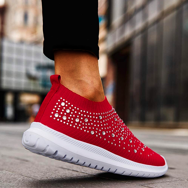 Zenobia | Lekkie sneakersy z elastyczną cholewką
