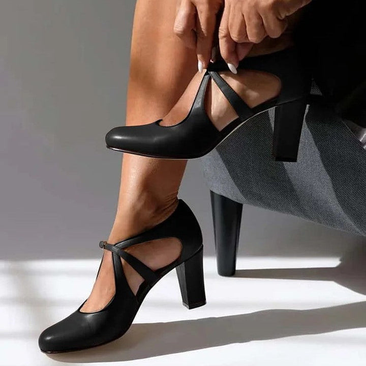 Camille | Elegant Leather Heels