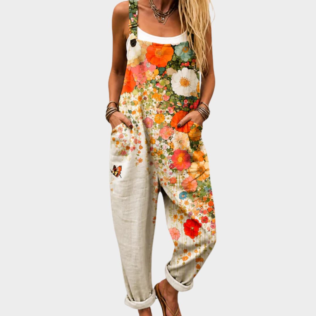 Cara | Comfortable Printed Jumpsuit