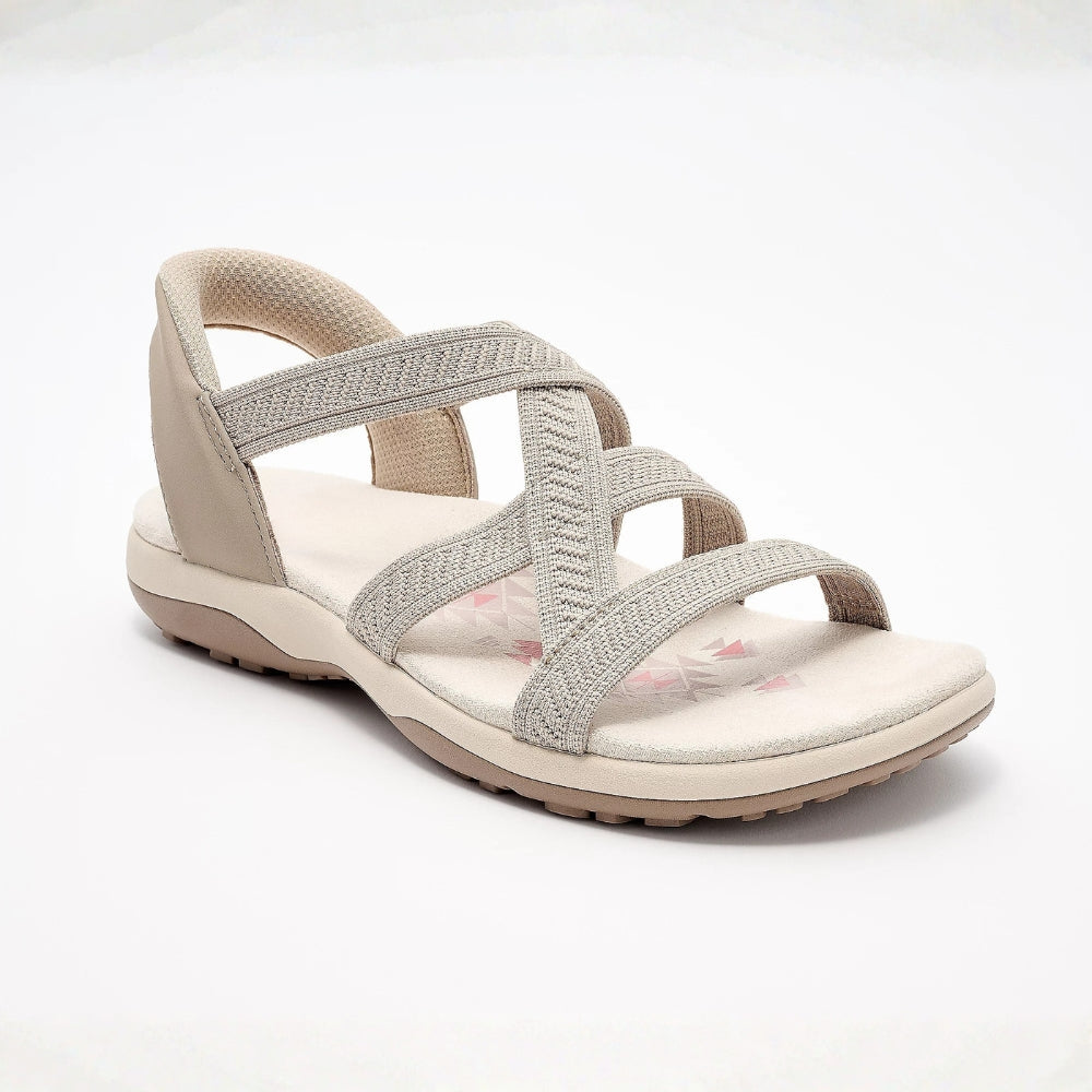 Rose | Reggae Knit Crossover Sandals – Slip On, Stay All Day