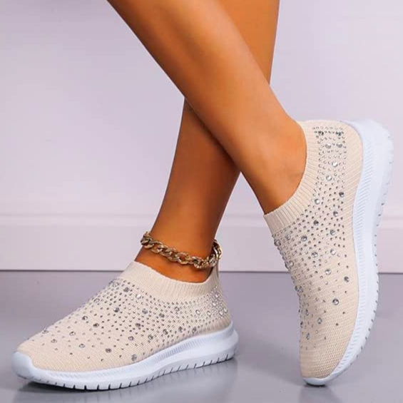 Zenobia | Lekkie sneakersy z elastyczną cholewką