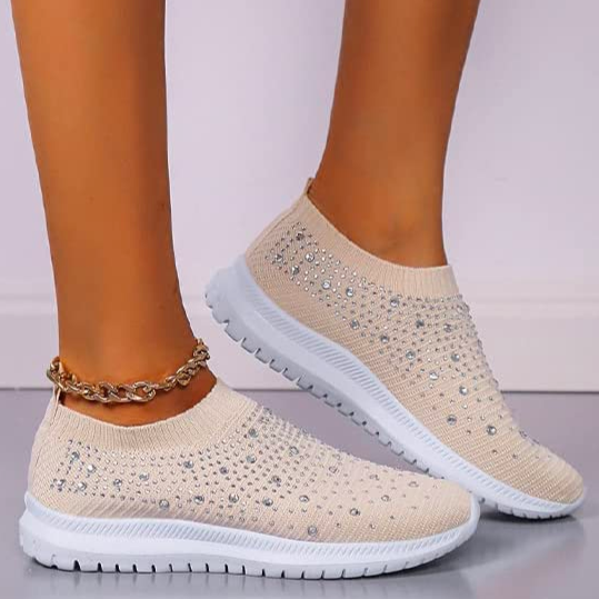 Zenobia | Lekkie sneakersy z elastyczną cholewką