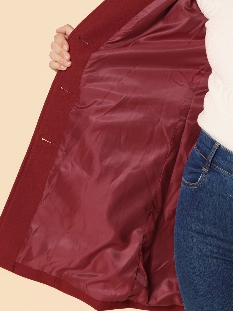 KASIA | Ciepły płaszcz z kobiecym krojem